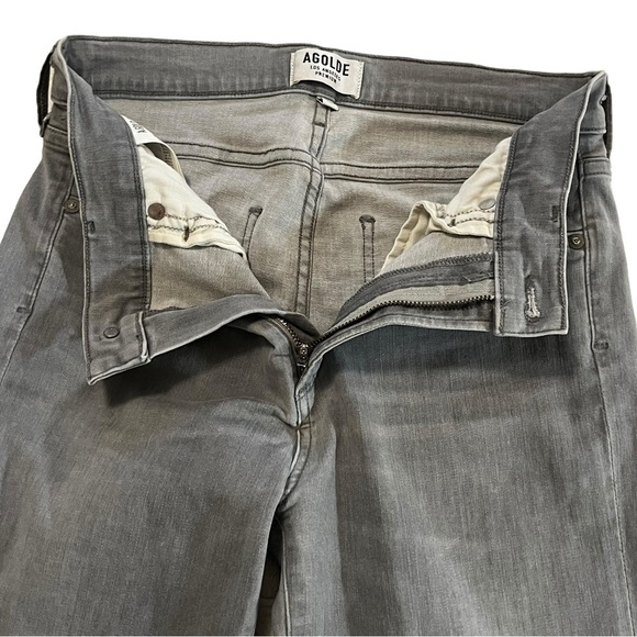 Agolde Stretchy High Rise Jeans in Gray size 29 high waist - Picture 5 of 16